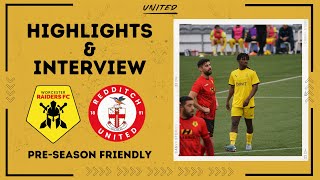 Highlights amp Interview  Worcester Raiders vs Redditch United [upl. by February879]