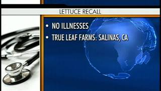 Listerialaced lettuce from Calif recalled [upl. by Alel]