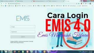 Cara Login Emis 40 Emis Reform Madrasah Terbaru [upl. by Mathre]