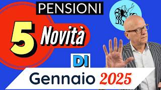 🌏 PENSIONI 👉 TUTTE LE NOVITÀ IN ARRIVO col PAGAMENTO DI GENNAIO❗️ ⚡️ [upl. by Enineg821]