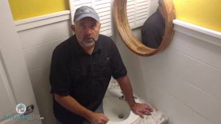 Ugly to Awesome Bathroom Remodel  RemodelingGuy [upl. by Eirol]