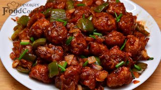 Soya Manchurian Recipe Soya Chilli Meal Maker Manchurian [upl. by Aenyl438]