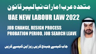 New UAE Labour Law 2022 Resignation Job Switching in UAE [upl. by Brock]