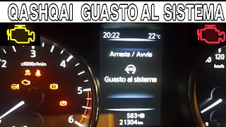 Nissan Qashqai Guasto al sistema o Guasto al sistema di controllo chassis System fault cosa fare [upl. by Letta]