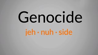 How to Pronounce Genocide  Genocide Pronunciation  Genocide Tamil Meaning  Mr English [upl. by Eenehs249]