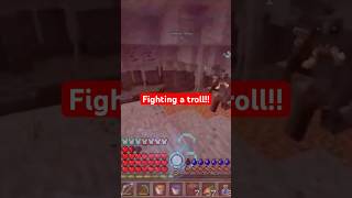 First troll fight minecraft gaming rlcraft rlcraftminecraft minecraftgameplay minecraftgame [upl. by Sukul]