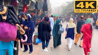 The Vital City Of Pakistan Lahore 4KWalking Tour Of Old Bazaar  The Beautiful City Lahore FullHD [upl. by Enrak]