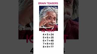 IQ TEST iqtrick mathematics mathstricks maths iqtestonline iq iqteacher mathematics fast 6 [upl. by Connie]