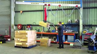 Vacuum lifting for stacking cartons [upl. by Anjela933]