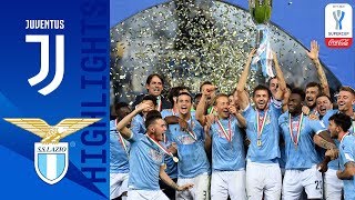 Juventus 13 Lazio  Lazio Beat Juve to Win Supercup  CocaCola Supercoppa 1920  Serie A TIM [upl. by Franzen]