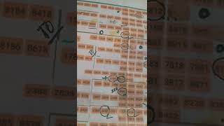 Grand dragon lotto full number win ticket lottery paper live [upl. by Elsworth585]