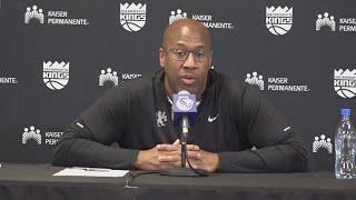 Mike Brown Sacramento Kings vs Hawks  Post Game Interview 111824 [upl. by Germain615]