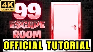 Official Tutorial 99 ESCAPE ROOM  Epic Play Studio 4K All Levels 99 Escape Room Fortnite [upl. by Lipson]