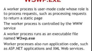 W3wpexe in IIS [upl. by Sharron84]