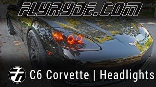 Chevy C6 Corvette Angel Eyes  Switchback LED [upl. by Lesirg]