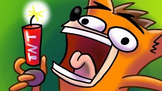 Crash Bandicoot Dies in a Humorous Way [upl. by Ahtibbat103]