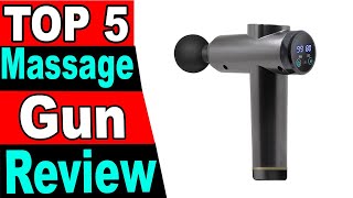 TOP 5 Best Massage Gun Review 2024 [upl. by Ahsatin275]