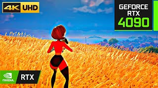 Fortnite Mrs Incredible Skin Gameplay  RTX 4090 4K Max Graphics  Ray Tracing ON fortnite [upl. by Lora371]