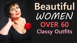 Attractive Older Women over 60 in beautiful outfits  Fashion ideas [upl. by Sices]