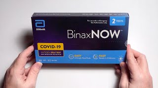 HOW TO USE BinaxNOW Antigen Rapid Test Kit [upl. by Ariik]