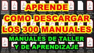 COMO DESCARGAR LOS 300 MANUALES [upl. by Accever]