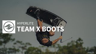 2019 Hyperlite Team X Wakeboard Bindings [upl. by Analaj]