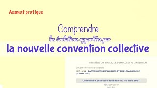 Comprendre la NOUVELLE CONVENTION COLLECTIVE janvier 2022 [upl. by Yelnoc498]