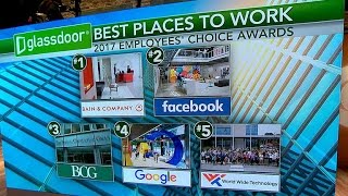 Glassdoor reveals list of best employers for 2017 [upl. by Delgado779]