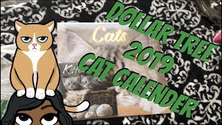 Dollar Tree Cat Calendar 2019 [upl. by Losyram]