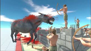 ANIMAL EPIC BATTLE  PREHISTORIC MAMMALS  Animal Revolt Battle Simulator [upl. by Jahdol936]