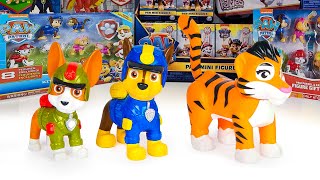 Paw Patrol Unboxing Collection Review  TIGGE Toy Expert Reveals Top Tracker Teddy Bear Secrets [upl. by Rabi]