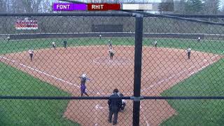 SOFTBALL RoseHulman vs Fontbonne [upl. by Beverle543]