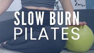 30 Min Slow Burn Workout with a Mini Pilates Ball [upl. by Acilef]