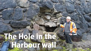 Big hole in Balbriggan harbour wall [upl. by Torr]