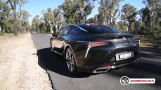 2017 Lexus LC 500h 0100kmh amp engine sound [upl. by Segalman251]