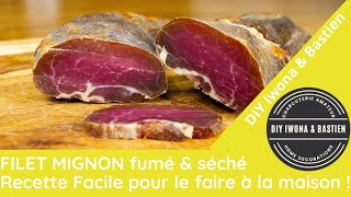 Comment faire un filet mignon fumé et séché maison facilement [upl. by Attennod]