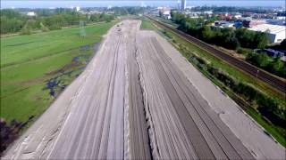 Dronebeelden opstelterrein De Vork in Groningen [upl. by Redwine]