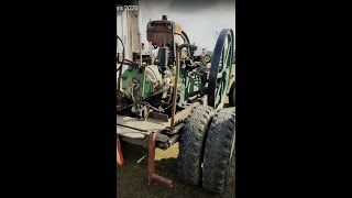 Hit and Miss engine powering Dually truck from Florida Flywheelers 2020 [upl. by Jami835]