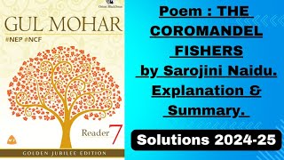 7th Poem  THE COROMANDEL FISHERS by Sarojini Naidu Explanation of the Poem and Summary [upl. by Marti]