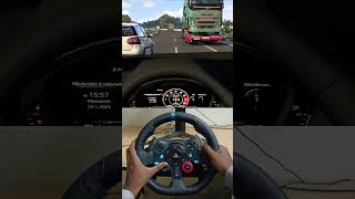 CAR DRIVING  2022 Audi Q5 30  Euro Truck Simulator 2 G29 Setup [upl. by Uda]