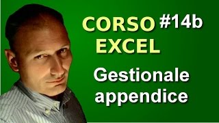 Corso di Excel Appendice Gestionale [upl. by Wolbrom]