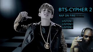 BTS Cypher PT2 Triptych FIRST REACTION [upl. by Treborsemaj]