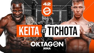 Keita vs Tichota  FREE FIGHT  OKTAGON 42 [upl. by Nolahp]