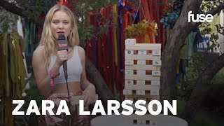 Zara Larsson Talks New Music amp Songwriting  Lollapalooza 2017  Fuse [upl. by Arenat]