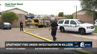 Apartment fire under investigation in Killeen [upl. by Ueihttam]