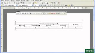 Initiation au traitement de texte Libroffice Writer  Créer un tableau  cours 01 [upl. by Yetti]