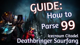 Guide How to Parse 99 Deathbringer Saurfang Tips for Boomie amp Casters  WotLK ICC P4 Balance Druid [upl. by Eninaej]