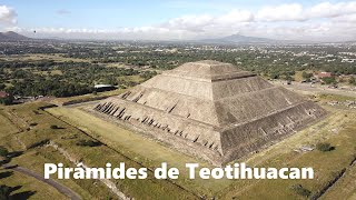 Piramides Teotihuacan  Mexico  BEST VIDEO  Drone Fly Over  4K [upl. by Eamaj]