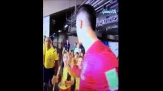 Messi ignores fan in brazil 2014  but Ronaldo [upl. by Lavine]