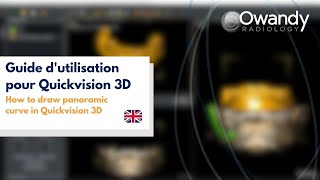 2 How to draw panoramic curve in Quickvision 3D [upl. by Lenad]